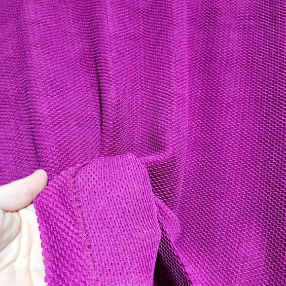 Florentine Purple Woven Wine Jacket & Skirt Suit – Vintage Two‑Piece Set, 12 - Picture 14 of 16